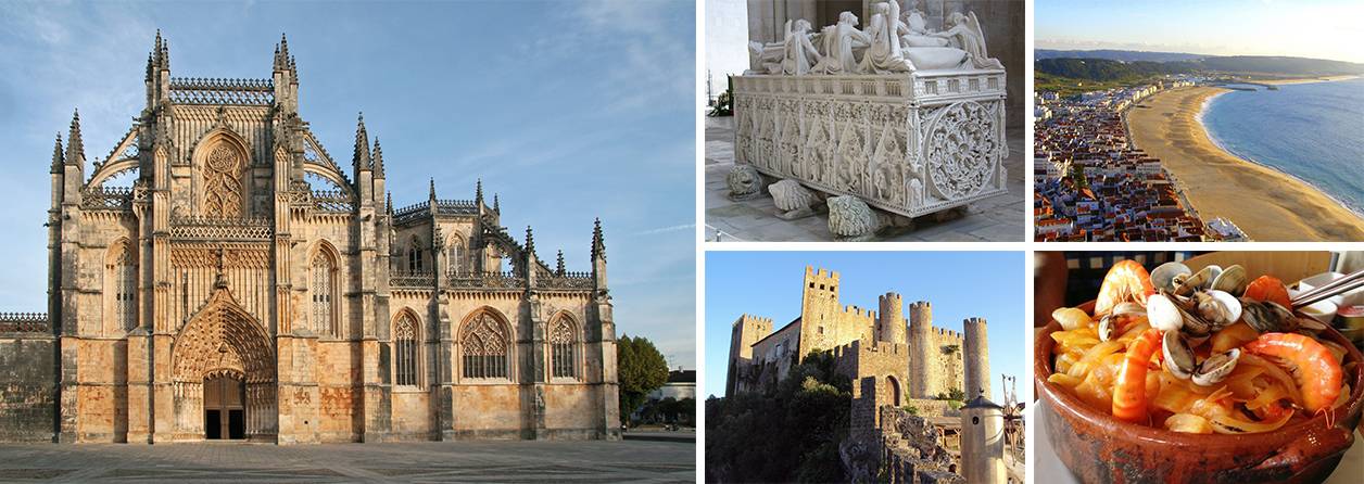 Óbidos Nazaré Fátima Alcobaça Portugal